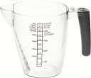 Nhg Matavimo puodelis 2301200, 1l, plastikas, mink&scaron;tas rankena, dvipusis skalė