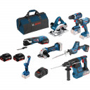 T&ouml;&ouml;riistakomplekt 18V 8X Toolkit, BG 2x5.0Ah, 1880 CV 0615990K9H Bosch