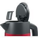 Bosch | Kettle | DesignLine TWK4P434 | Electric | 2400 W | 1.7 L | Stainless steel | 360&deg; rotational base | Red/Black