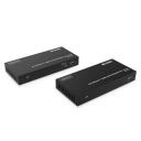 Digitus HDMI pagarinātājs DS-55522, 150m, 4K 60Hz, 2x USB 1.1, PoC, metāla korpuss, sienas montāža