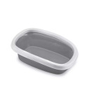 Cat toilet Sprint 20 58x39x17cm white/grey 2196595 STEFANPLAST
