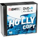 Emtec DVD+R ECOVPR471016SL, 4.7GB, DVD +/-R x16, vienreiz ierakstāms, 10 gab.