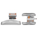 Turbo Oscilējo&scaron;ais Laistītājs, BRADAS, WL-Z17, 16 uzgaļi, regulējama laistī&scaron;anas platums un garums, līdz 378 m&sup2;