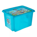 Box with lid 30L Karolina "Paw Patrol" 45x35x27cm light blue 0612238632 Keeeper