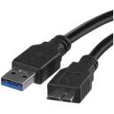 Emos USB-кабель S70203, 1м, черный, 3.0, 5 Гбит/с, A разъем &ndash; микро B разъем, для зарядки/переноса данных