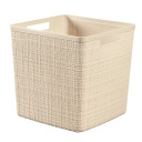 Корзина Jute квадратная 17L 28x28x27см в кремовом цвете 0801906885 Curver