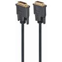 Gembird DVI kabelis CC-DVI2-BK-15 4.5m, DVI-D, DVI-D, RoHS, UL, ISO 9002, juodas