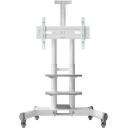 Onkron TV stovas TS1552-W, 40-70 colių, maksimali apkrova 60.5 kg, auk&scaron;čio reguliavimas 1200-1500 mm, 2 AV lentynos