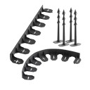 Tu&scaron;čiaviduris kra&scaron;tas 4,8m juodas IB0645-S411 PROSPERPLAST