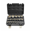 1/2" Spline uzgriežņu atslēgu komplekts 21 gab. (8-36 mm), 12-punktu, CrV tērauds, AW38550BL, AWTOOLS