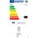 Candy Veinijahuti CCVB 30/1, 20 pudelit, energiatase F, 200-240 V, 39 dB, 1 uks, 6 riiulit, LED valgustus
