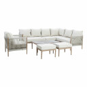 Dārza mēbeļu komplekts MEDINA 5-daļīgs, bēšs 25146