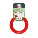 Apaļ&scaron; zāles pļāvēja vads, 2.4mm x 15m, izturīgs neilons, AW70123, AWTOOLS