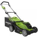 Greenworks Akumuliatorinis vejapjovė G40LM41K4 2504707UB, 41 cm, 40 V, 4 Ah, 50 l, 90 dB, 5 auk&scaron;čio pozicijų