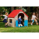 Bērnu rotaļu māja Wonderfold Playhouse (saliekama) sarkana/zaļa/zila 29202656732 KETER