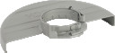 Aizsarg. apvalks 230 mm GWS 22-230 LVI,slīpēšanai, Mazām leņķa slīpmašīnām, lielām leņķa slīpmašīnām ar fiksācijas uzgriezni AIZSARGI BEZ PĀRSEGA, 2605510281, BOSCH