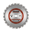 Circular saw blade Ø 120x10x2.0mm 24T, KREATOR, KRT020603, Bore size: 10 mm, Disc diameter: 120 mm, Teeth total amount: 24, Kerf: 2.00 mm, Blade thickness: 1.20 mm