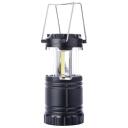 Emos COB LED кемпинговый фонарь P4006, 300 лм, 3x AA, черный, пластик, 5 ч, 15 м, 1 режим
