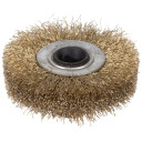 Slīpēšanas birste Ø 60x10mm, misiņa sari; KRT270401 KREATOR