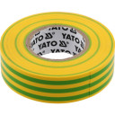 Изолента ПВХ 19ммх20м жёлта-зелёная YT-81655 YATO
