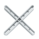 Garie flīžu distanceri 3 mm, pastiprināti, 1000 gab., 2973, RUBI