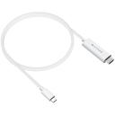 Hyper USB-C uz HDMI 4K60Hz kabelis HD6007WHGL, 2.5m, 3840x2160 60Hz, 4K60Hz atbalsts, DP Alt režīms