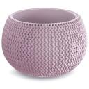 Prosperplast Gėlių vazonas 7268330, &Oslash; 24 cm, 16 cm, ovali forma, rožinė spalva, vidinis įdėklas, rankenos