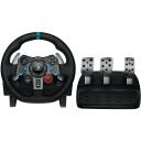 Logitech Rool + pedaalid 941-000112, 1.8 m USB kaabel, must, alumiinium, nahk, roostevaba teras, 900&deg; p&ouml;&ouml;ramine