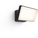 Philips Hue Welcome āra prožektors 8719514382763, 20.5 W, 2600 lm, IP44, saderīgs ar Apple HomeKit, melns