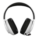 Belaidės/laidinės žaidimų ausinės su Bluetooth 5.3 ir 3.5 mm jungtimi EGO GH-15 2in1 BT Baltos CND-SGHS15W CANYON