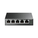 5-Port Gigabit darbvirsmas slēdzis ar 4-Port PoE+, TP-Link, TL-SG1005LP, 5&times; 10/100/1000Mbps RJ45 Ports, Fanless