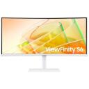 Samsung monitorius LS34C650TAUXEN, 3440x1440, 100Hz, 5ms, 1xHDMI, 1xDP, 2xTB 4.0, 3xUSB 3.0, LAN, 1000R, integruoti garsiakalbiai