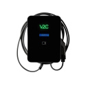 V2C Trydan Pro sieninis įkroviklis 22 kW, Type 2, 32 A, 3 fazės, 5 m kabelis, juodas