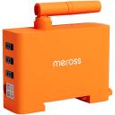 Meross EM06P-EU viedtīkls enerģijas monitors, 6 kanāli, 150 A, Wi-Fi, Bluetooth, DIN sliedes montāža