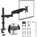 Maclean monitori kinnitus, gaasivedru, 43.2-81.3cm, 2-10kg, must, MC-135, 1 k&auml;si, teras, 75x75mm, 100x100mm