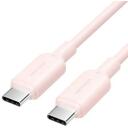 Vention USB-C į USB-C kabelis 1m rožinis TRCPF, 3A, 480 Mbps