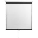 Sbox Projektora ekrāns PSM-100-2, 180x180cm, 16:9, 1:1, 4:3, audums, 160&deg;, horizontāls, pie griestiem, pie sienas