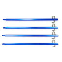 Stiprs telts mietiņš, alumīnijs, 30 cm, zils, R056816, BasicNature