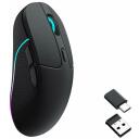 Keychron MOUSE USB OPTICAL M3-A1, 26000 DPI, 4000 Hz, 5 mygtukai, 2.4 GHz, Bluetooth 5.1, ergonomi&scaron;kas dizainas