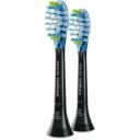 Philips Hambaharjade pead HX9042/88 2 tk, Must, Keskmised harjased, 62000 vibratsiooni/min, 3 kuud vahetamiseks