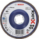 X-LOCK vēdekļveida slīpdisks X571 115mm;K40 2608619205 BOSCH