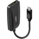 Lindy pārveidotājs USB-C uz DisplayPort 43337, 8K, 7680x4320@60Hz, 3840x2160@120Hz, 2 gadi garantija
