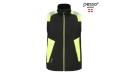Softshell veste Vesta, 310 g/m&sup2;, PESSO, VESTA-M, melna/dzeltena, M