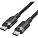 Vention USB-C į USB-C kabelis TRDBF, 1m, 0.48Gbit/s, juodas, magneti&scaron;kai apsaugotas
