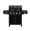 Barbecook Siesta 412 Graphite gaasigrill &otilde;ues toidu valmistamiseks 4 p&otilde;letit 14kW 2.9kW k&uuml;lgp&otilde;leti malmrestid 132x56x118cm BC-GAS-2073