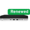 Hp Renewed ProDesk 600 G4 Mini PC HPProDesk600G4i38100T8GB128A, 8 GB, 128 GB SSD, Intel Core i3-8100T, Windows 11 Home