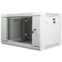 Lanberg 19" seinakapp WF01-6406-10S, 600mm, 6U, 60kg, IP20, klaasuks, 2 ventilaatoriavahet, 4 vertikaalset riba