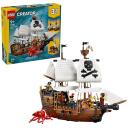 Lego Kūrėjas 3 IN 1 31387 Ikoni&scaron;ka piratų laivas, 1074 elementai, 5 figūrėlės, 9+ metų