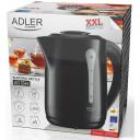 Adler Elektriline veekeetja AD 1244b, 2,5 L, 2200 W, must, plastmass, 360&deg; p&ouml;&ouml;ratav alus, veetaseme indikaator