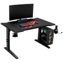 Genesis Spēļu galds Holm 120 Modular NDS-2248, 70-90cm, 120cm, 75cm, MDF, regulējams augstums, kabelis, apgaismojums
